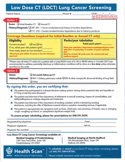 MIF Lung Cancer Screening Form